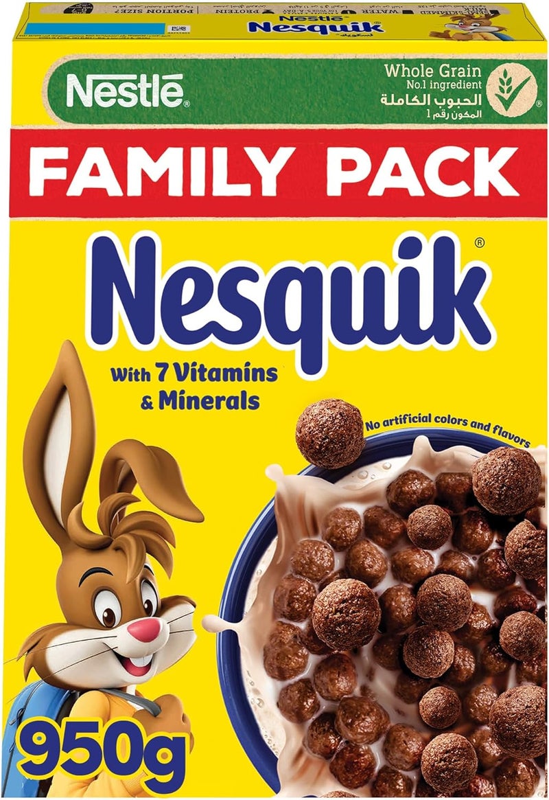 Nesquik Nestle Nesquik Cereal Chocolate Flavor - 950g - Image 1